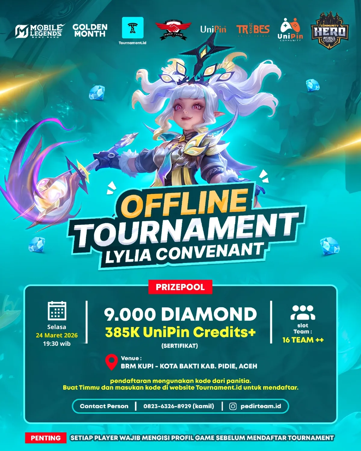 PEDIR LYLIA COVENANT OFFLINE TOURNAMENT